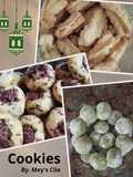 Cookies (Semprit Stik Keju, Nutella Thumbprint Cookies & Matcha Snowball Cookies)