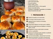 Una foto de pan de queso mozzarella