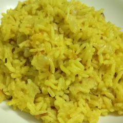 A picture of Moong dal khichdi.