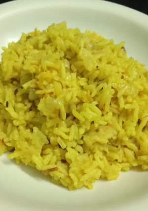 A picture of Moong dal khichdi.