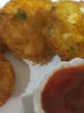 Potato Egg malai cutlets