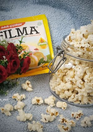 Foto resep Popcorn gurih super simpel