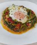 Huevos Florentinos En Sartén