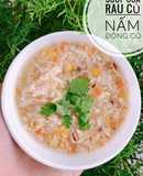 Ăn dặm - Soup cua rau củ nấm đông cô