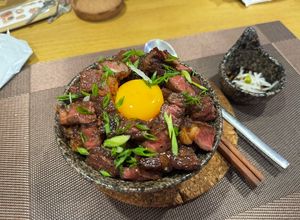 รูปของ ข้าวด้งเนื้อทอด 1 นาที 🇯🇵🥩