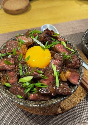 รูปของ ข้าวด้งเนื้อทอด 1 นาที 🇯🇵🥩