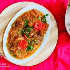 Chicken tikka karahi A picture of Chicken tikka karahi.
