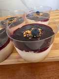 Panna Cotta con Mermelada de Arándanos 🫐