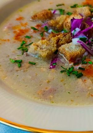 Barna kenyérleves recept fotója