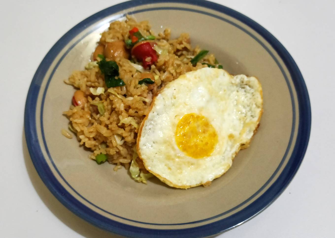 Nasi Goreng Sosis Saus Tiram
