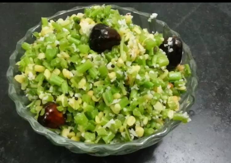 Easiest Way to Make Speedy Spinach stem poriyal