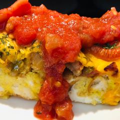Bagel 🥯 Bacon 🥓 Egg 🥚 Casserole 🥘 A picture of Bagel 🥯 Bacon 🥓 Egg 🥚 Casserole 🥘.