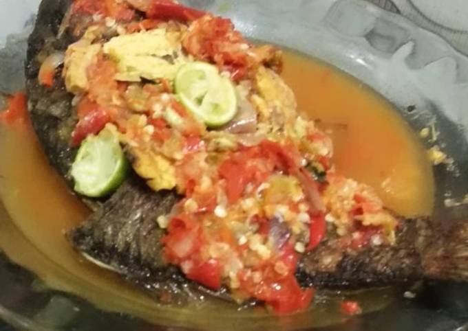 Resep Pecak Ikan Mas Simple Oleh Sarah Rizqi Irawan Cookpad