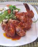 Alitas al horno