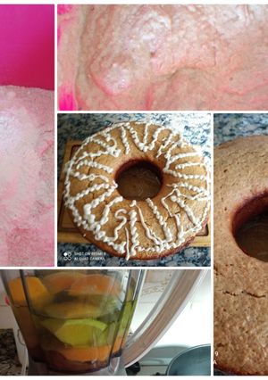 Una foto de Torta de limón de harina integral y azúcar mascabo