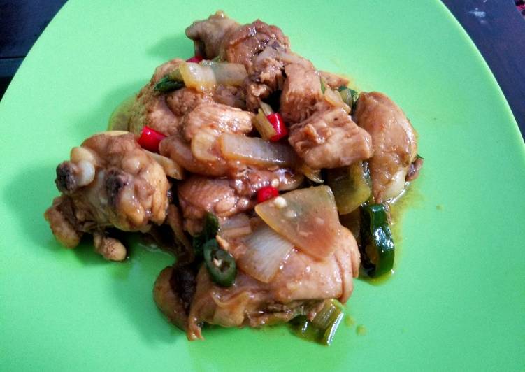 Bagaimana Membuat Kung Pao Chicken X Nasi Daun Jeruk Anti Gagal