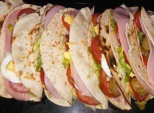 Una foto de Fajitas!! masa👌😋