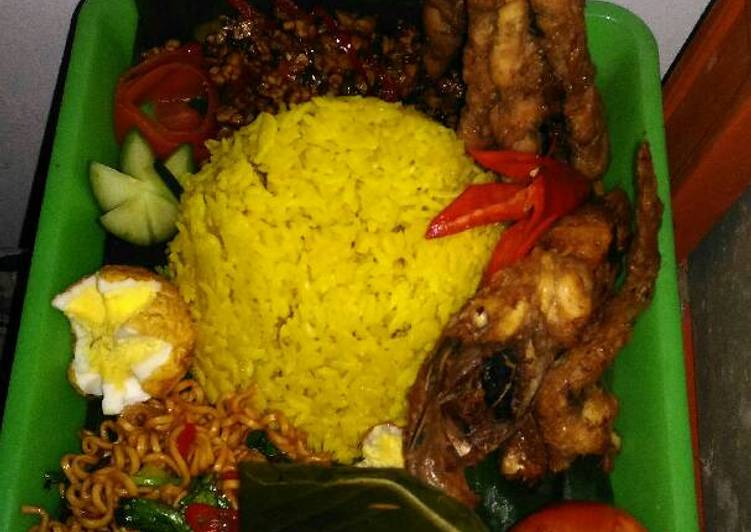 Cara Bikin Nasi kuning special gurih Anti Gagal