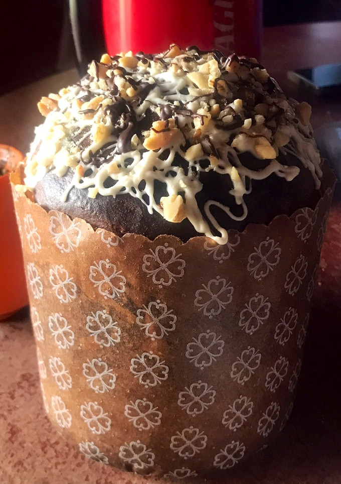 Una foto de Pan dulce de Navidad