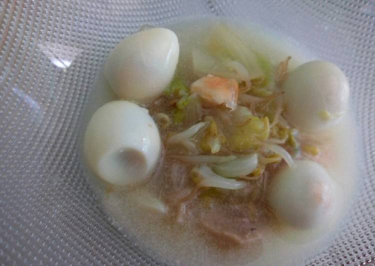 Bagaimana Menyiapkan Sayur Lodeh Sawi Tauge simple (bebas minyak tumisan) Anti Gagal