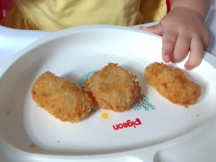 Resep Kroket Ayam Keju (Finger Food MPASI 9 bulan +) Anti Gagal