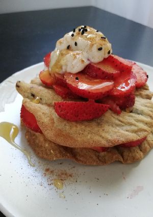Φωτογραφία της συνταγής Υγιεινά Pancakes μπανάνας φούρνου χωρίς ζάχαρη και αλεύρι!