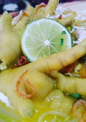 Foto resep Soto Ceker bumbu kuning