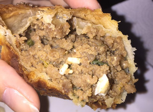Una foto de Empanadas de soja texturizada (sabor carne)(vegetarianas)