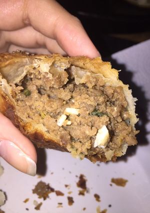 Una foto de Empanadas de soja texturizada (sabor carne)(vegetarianas)
