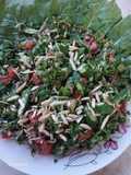 سلطة الفطر والجرجير