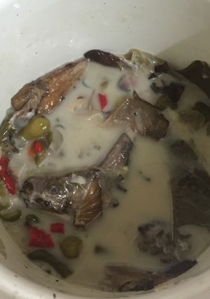 Foto resep Ikan Asap kuah santan