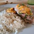 Filete de cerdo con chabacanos