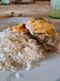 Filete de cerdo con chabacanos