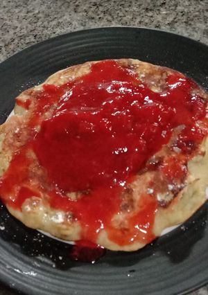 Foto resep Pancake pisang selai strawberry
