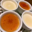 Puding gyu kaku (milk custard pudding)