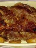 Carne Assada com Batata e Cuscuz Nordestino