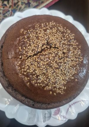 عکسی از دستور کیک کاکائویی بدون آرد