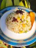 કોર્ન કેપ્સીકમ રાઈસ (Corn Capsicum Rice Recipe In Gujarati)