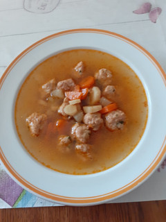 Májgombócleves recept fotója