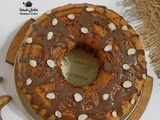 کیک دو رنگ هل و دارچین