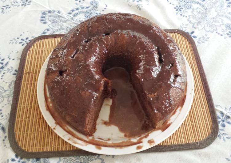 Bolo de chocolate prático