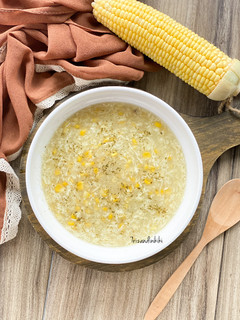 Foto resep Sup jagung telur