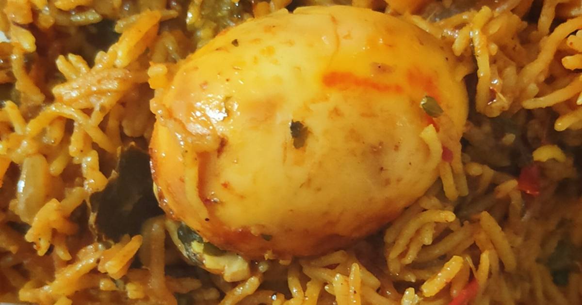 Egg biryani Restaurant style Recipe by Rajni Saini - Cookpad