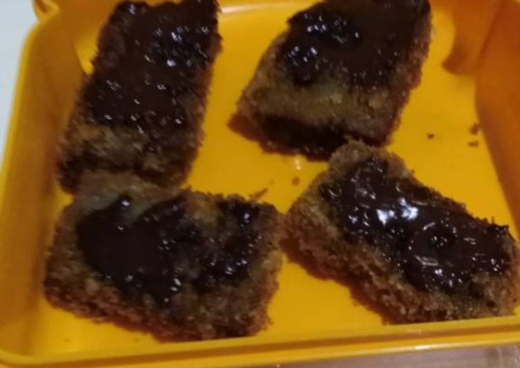 Pisang naget lapis coklat