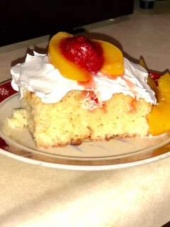 A picture of EASY Tres leches cake.