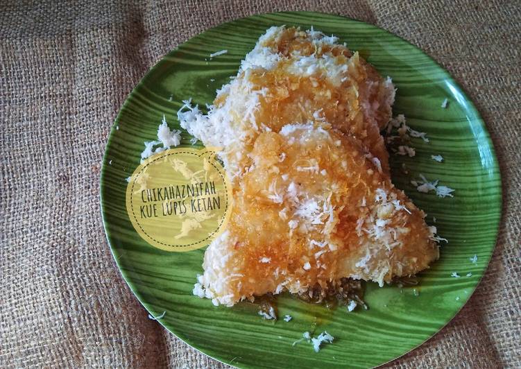 resep cara bikin Kue Lupis Ketan Simple!