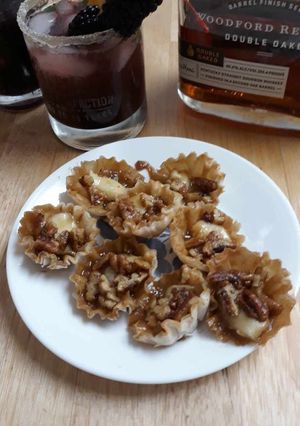 A picture of Bourbon Brie Bites.