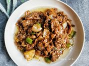 Gambar daging iris tipis saos tiram