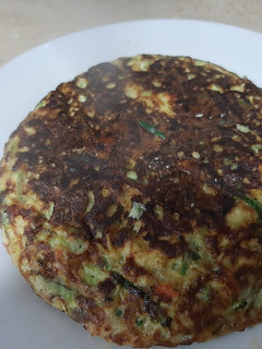 Una foto de Tortilla de zapallo italiano