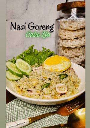 Foto resep Nasi Goreng Cumi Cabe Ijo